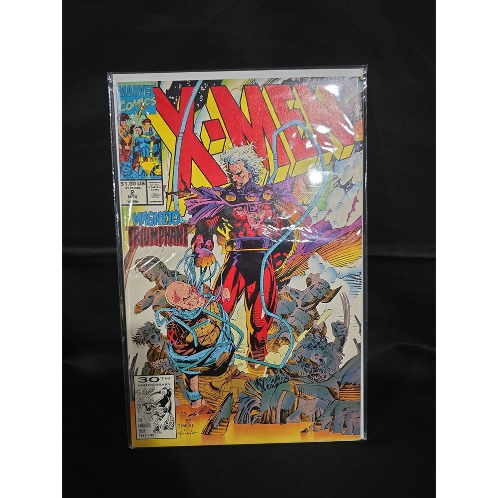 Sealed X-Men #2 Chris Claremont 1st Series Jim Lee VF/NM 1991